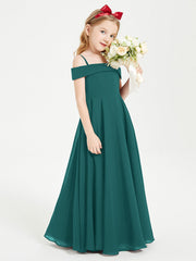 Abiti Da Damigella Junior Chic Con Spalle Scoperte Pavone