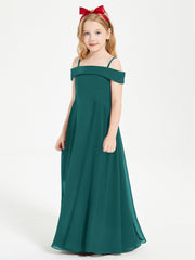 Abiti Da Damigella Junior Chic Con Spalle Scoperte Pavone