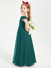 Abiti Da Damigella Junior Chic Con Spalle Scoperte Pavone
