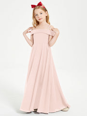 Abiti Da Damigella Junior Chic Con Spalle Scoperte Rosa Perlato