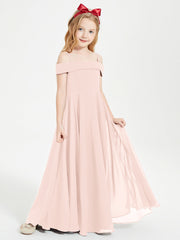 Abiti Da Damigella Junior Chic Con Spalle Scoperte Rosa Perlato