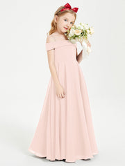 Abiti Da Damigella Junior Chic Con Spalle Scoperte Rosa Perlato