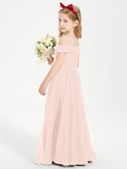 Abiti Da Damigella Junior Chic Con Spalle Scoperte Rosa Perlato