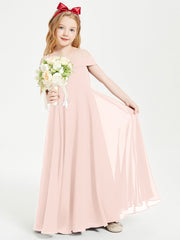 Abiti Da Damigella Junior Chic Con Spalle Scoperte Rosa Perlato