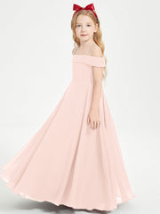 Abiti Da Damigella Junior Chic Con Spalle Scoperte Rosa Perlato