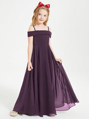 Abiti Da Damigella Junior Chic Con Spalle Scoperte Prugna