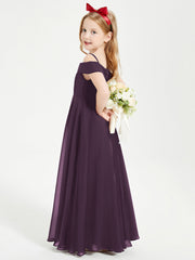 Abiti Da Damigella Junior Chic Con Spalle Scoperte Prugna