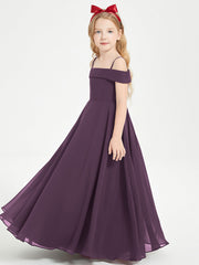 Abiti Da Damigella Junior Chic Con Spalle Scoperte Prugna