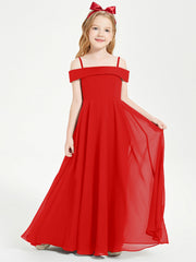 Abiti Da Damigella Junior Chic Con Spalle Scoperte Rosso