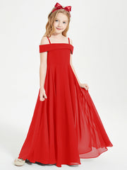 Abiti Da Damigella Junior Chic Con Spalle Scoperte Rosso