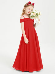 Abiti Da Damigella Junior Chic Con Spalle Scoperte Rosso