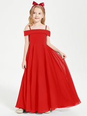 Abiti Da Damigella Junior Chic Con Spalle Scoperte Rosso