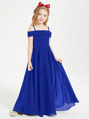 Abiti Da Damigella Junior Chic Con Spalle Scoperte Blu Royal
