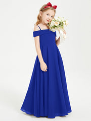 Abiti Da Damigella Junior Chic Con Spalle Scoperte Blu Royal