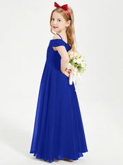 Abiti Da Damigella Junior Chic Con Spalle Scoperte Blu Royal