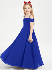 Abiti Da Damigella Junior Chic Con Spalle Scoperte Blu Royal