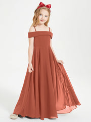 Abiti Da Damigella Junior Chic Con Spalle Scoperte Ruggine