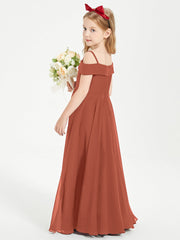 Abiti Da Damigella Junior Chic Con Spalle Scoperte Ruggine