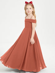 Abiti Da Damigella Junior Chic Con Spalle Scoperte Ruggine