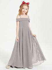Abiti Da Damigella Junior Chic Con Spalle Scoperte Argento