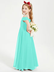 Abiti Da Damigella Junior Chic Con Spalle Scoperte Azzurro Spa