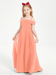 Abiti Da Damigella Junior Chic Con Spalle Scoperte Tramonto