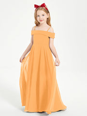 Abiti Da Damigella Junior Chic Con Spalle Scoperte Mandarino