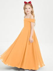 Abiti Da Damigella Junior Chic Con Spalle Scoperte Mandarino