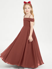 Abiti Da Damigella Junior Chic Con Spalle Scoperte Terracotta