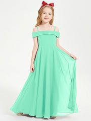 Abiti Da Damigella Junior Chic Con Spalle Scoperte Turchese
