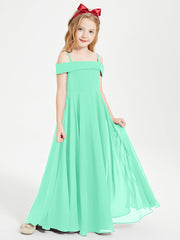 Abiti Da Damigella Junior Chic Con Spalle Scoperte Turchese