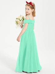 Abiti Da Damigella Junior Chic Con Spalle Scoperte Turchese