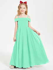 Abiti Da Damigella Junior Chic Con Spalle Scoperte Turchese