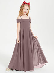 Abiti Da Damigella Junior Chic Con Spalle Scoperte Malva Vintage