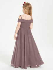 Abiti Da Damigella Junior Chic Con Spalle Scoperte Malva Vintage