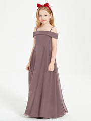Abiti Da Damigella Junior Chic Con Spalle Scoperte Malva Vintage