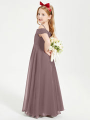 Abiti Da Damigella Junior Chic Con Spalle Scoperte Malva Vintage