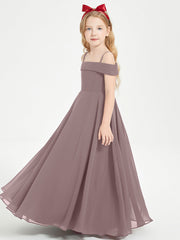 Abiti Da Damigella Junior Chic Con Spalle Scoperte Malva Vintage
