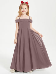 Abiti Da Damigella Junior Chic Con Spalle Scoperte Malva Vintage