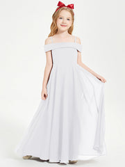 Abiti Da Damigella Junior Chic Con Spalle Scoperte Bianco