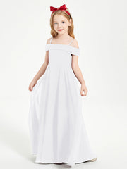 Abiti Da Damigella Junior Chic Con Spalle Scoperte Bianco