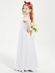 Abiti Da Damigella Junior Chic Con Spalle Scoperte Bianco