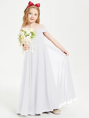 Abiti Da Damigella Junior Chic Con Spalle Scoperte Bianco