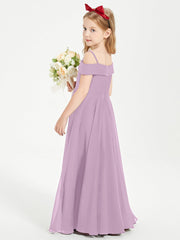 Abiti Da Damigella Junior Chic Con Spalle Scoperte Glicine