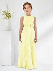 Abiti Damigella Junior Con Scollo Bateau E Volant Narciso
