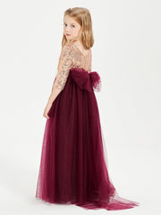 Abiti Damigella Junior Glamour Top Con Paillettes Borgogna