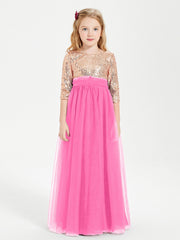 Abiti Damigella Junior Glamour Top Con Paillettes Azalea