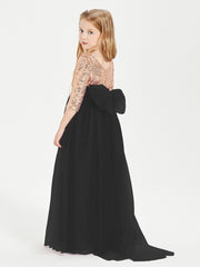 Abiti Damigella Junior Glamour Top Con Paillettes Nero