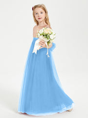Abiti Damigella Junior Glamour Top Con Paillettes Blu