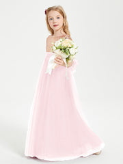 Abiti Damigella Junior Glamour Top Con Paillettes Rosa Cipria